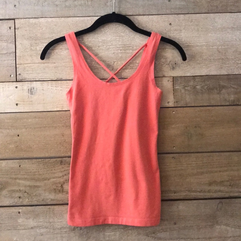 Frenchi • Coral strappy tank